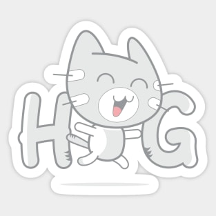 Hug Me. Sticker